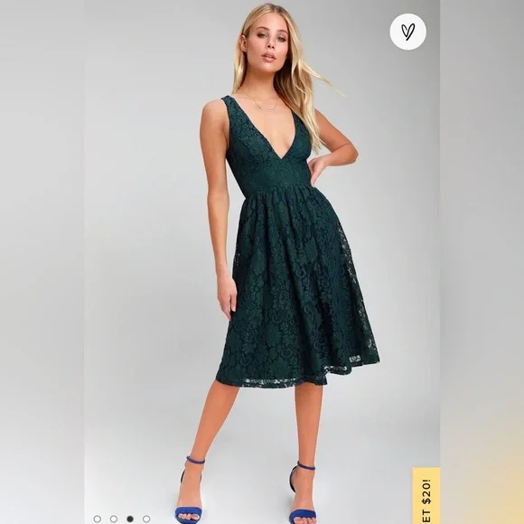 Lulus | Dresses | Lulus Duet Navy Blue And Forest Green Lace Midi Skater Dress | Poshmark Lulus | Dresses | Lulus Duet Navy Blue And Forest Green Lace Midi Skater Dress | Poshmark